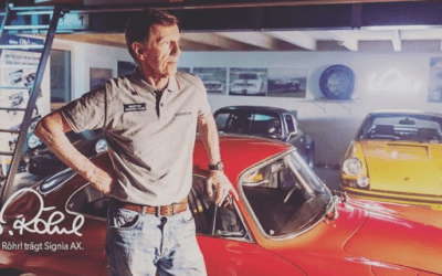 Walter Röhrl trägt Signia
